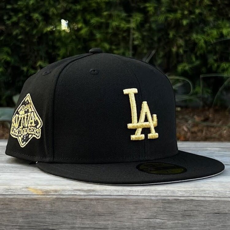 New Era LA Dodgers Black Metalllic Gold Viva