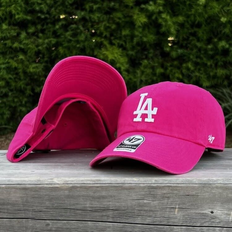 47 Brand LA Dodgers 47 Clean Up Magenta