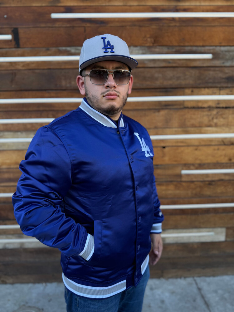 New Era LA Dodgers Men's NE Game Day Royal Snapfront Jacket