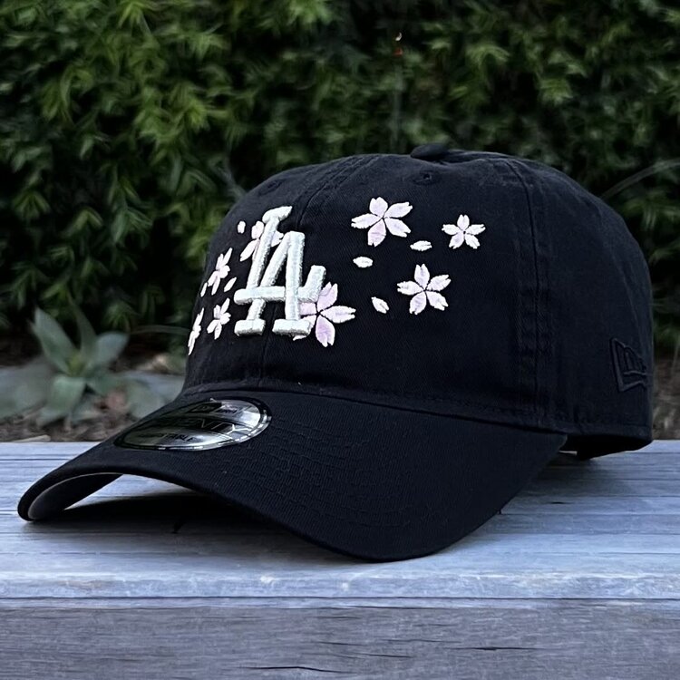 New Era LA Dodgers Black Silver Cherry Blossom Kanji SP 920 Adjustable