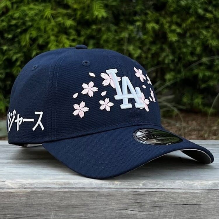 New Era LA Dodgers Navy White Cherry Blossom Kanji SP 920 Adjustable