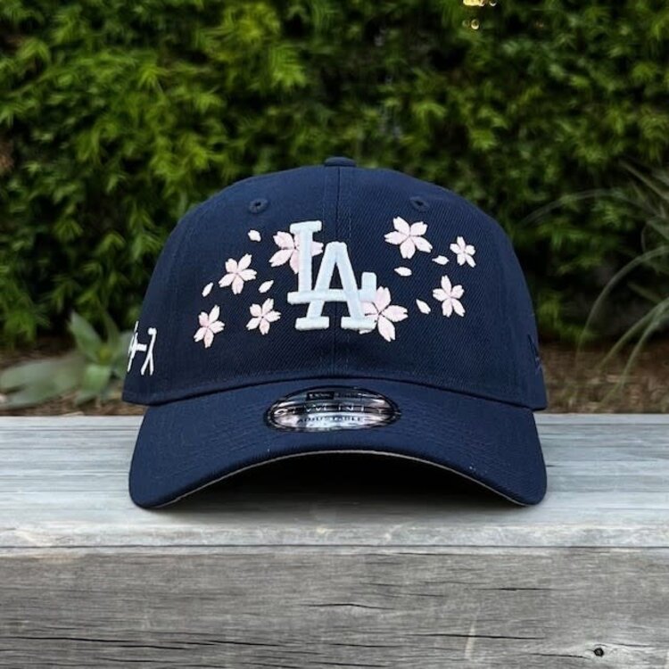 New Era LA Dodgers Navy White Cherry Blossom Kanji SP 920 Adjustable