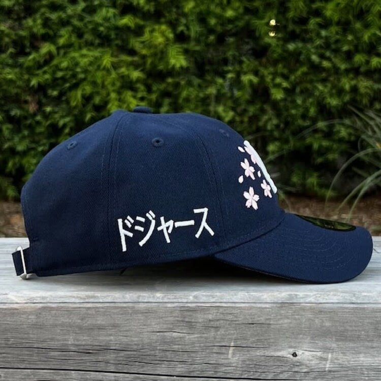 New Era LA Dodgers Navy White Cherry Blossom Kanji SP 920 Adjustable