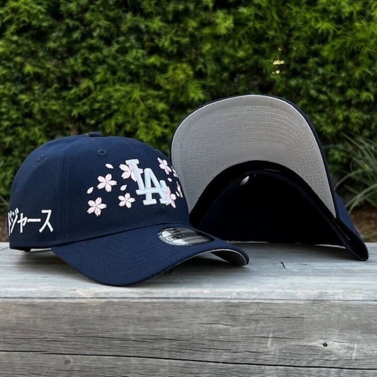 New Era LA Dodgers Navy White Cherry Blossom Kanji SP 920 Adjustable