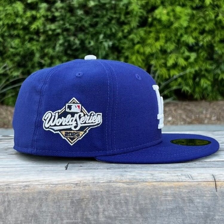 New Era LA Dodgers 2025 World Series Side Patch Gray UV