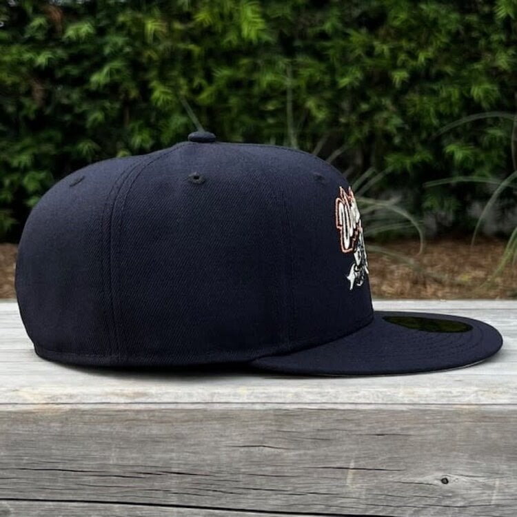 New Era LA Dodgers Navy Ivory 2025 NLCS Locker Room Fitted