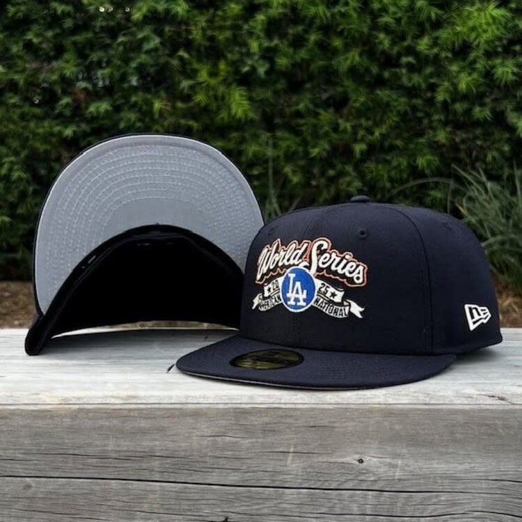 New Era LA Dodgers Navy Ivory 2025 NLCS Locker Room Fitted