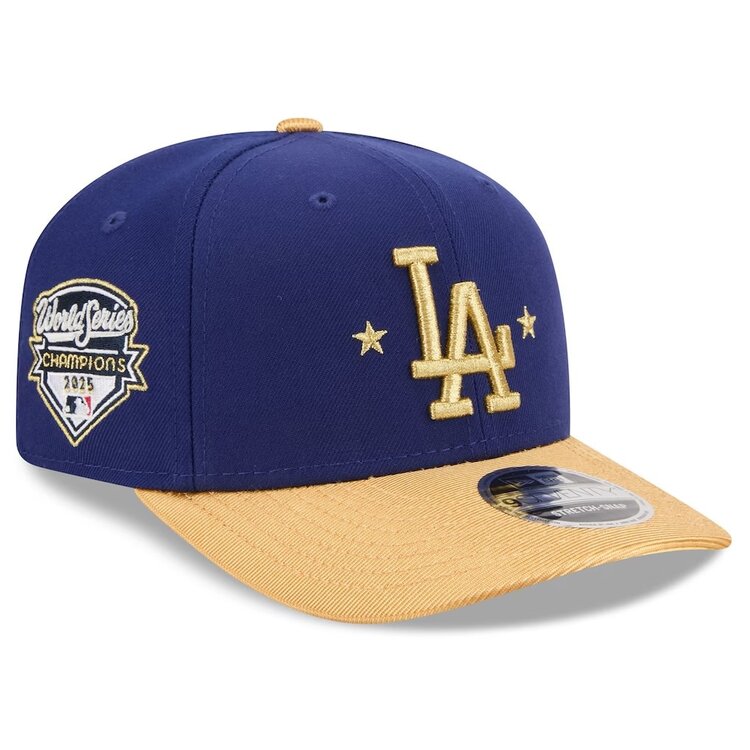 New Era LA Dodgers 2025 World Series Champs Gold Collection 970 Stretch Snap