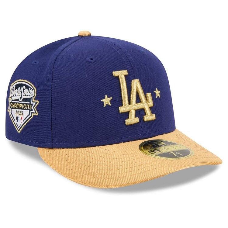 New Era LA Dodgers Low Profile 2025 World Series Champs Gold Collection