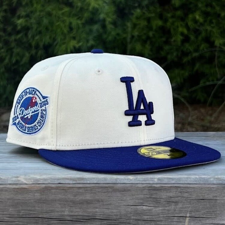 New Era LA Ivory/Royal Back to Back WS Champs Circle
