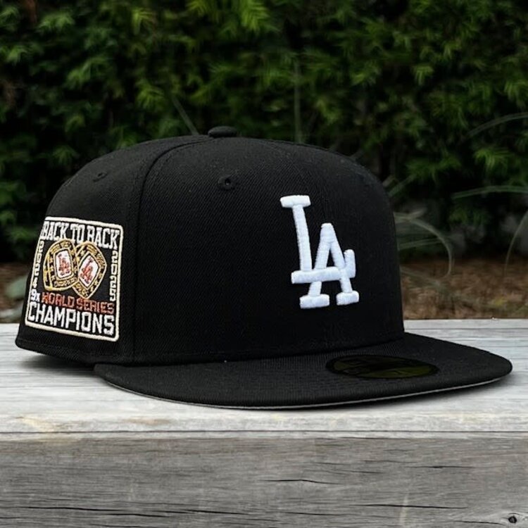 New Era LA BW Metallic Back to Back World Series Champs Rings