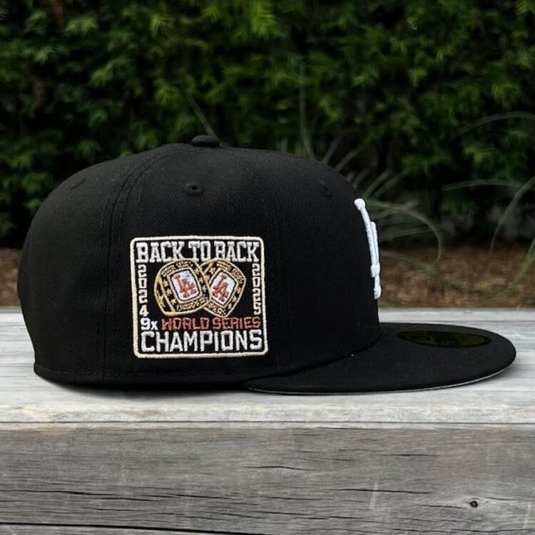 New Era LA BW Metallic Back to Back World Series Champs Rings