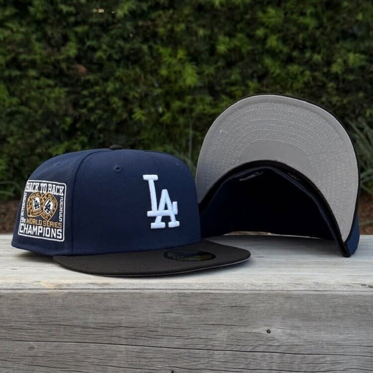 New Era LA Navy/Black Back to Back World Series Champs Rings