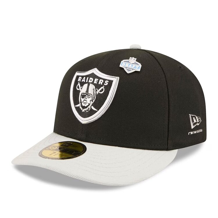 New Era Raiders 2026 NFL Draft Pre-Curved 5950 Fitted