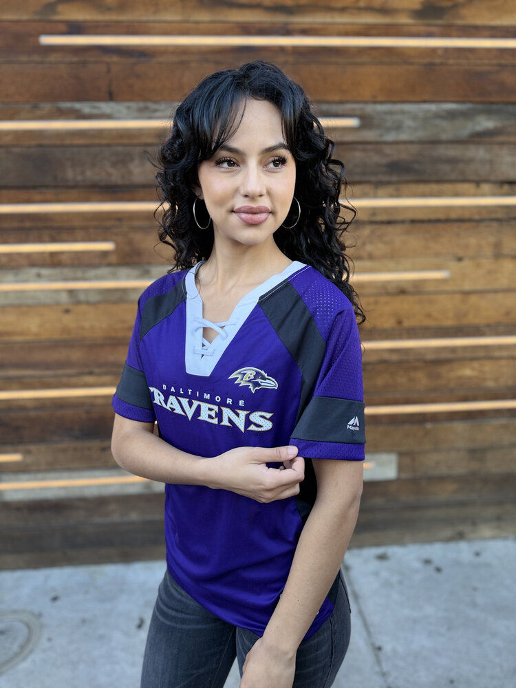 Majestic Baltimore Ravens W '17 Draft Me Purple