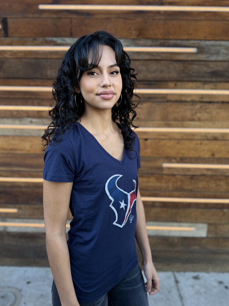 Majestic Texans W V-Neck Defiant Victory