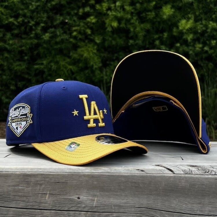 New Era LA Dodgers 2025 World Series Champs Gold Collection 970 Stretch Snap