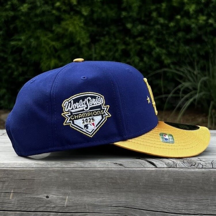 New Era LA Dodgers 2025 World Series Champs Gold Collection 970 Stretch Snap