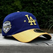 New Era LA Dodgers 2025 World Series Champs Gold Collection Casual Classic Adjustable