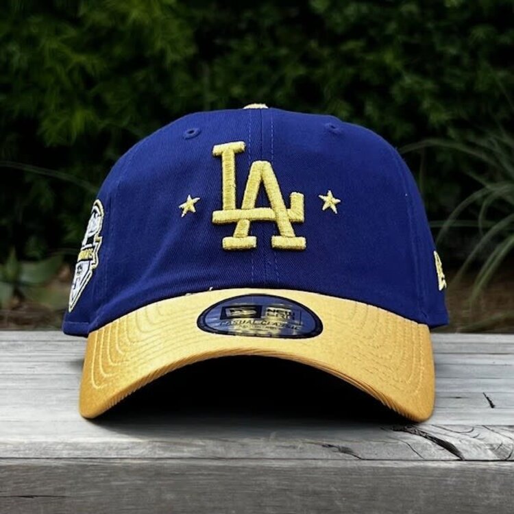 New Era LA Dodgers 2025 World Series Champs Gold Collection Casual Classic Adjustable