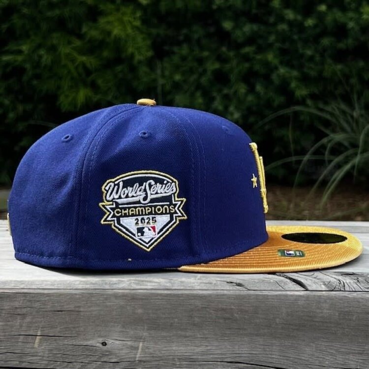 New Era LA Dodgers 2025 World Series Champs Gold Collection