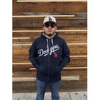 Antigua LA Dodgers Full-Zip Navy w/Red LA