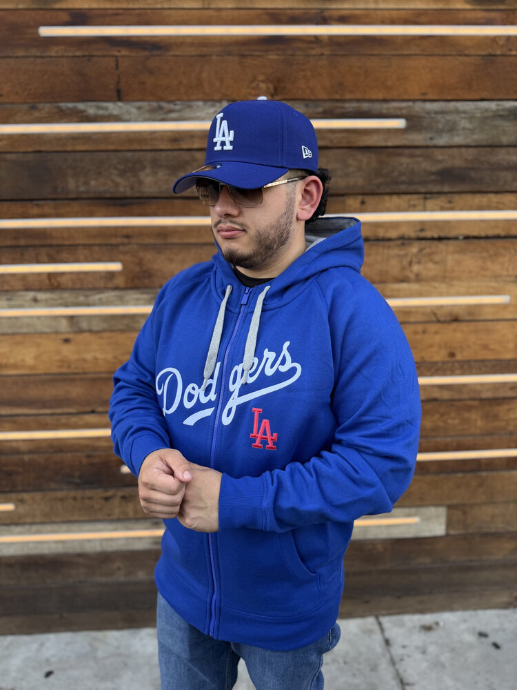 Antigua LA Dodgers Full-Zip Royal w/Red LA