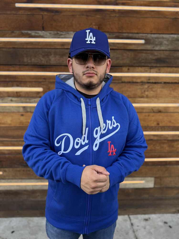 Antigua LA Dodgers Full-Zip Royal w/Red LA