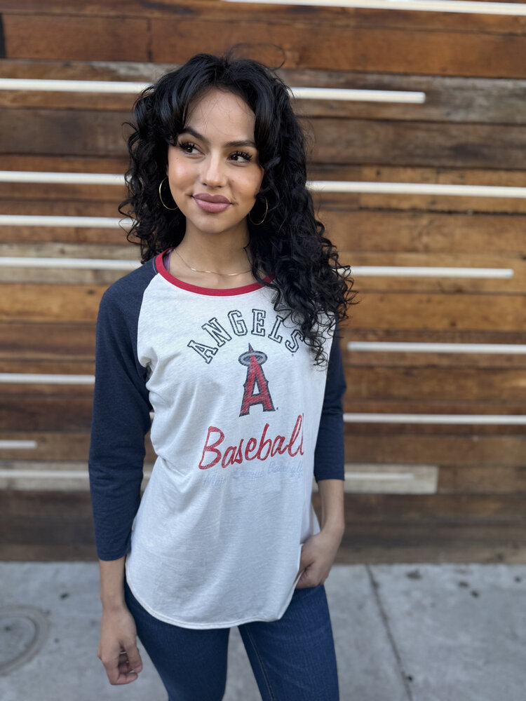 47 Brand Angels '47 W Sandstone Arch Script Splitter Raglan
