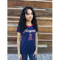 G-III Angels W G-III Power Play Navy Red Tee