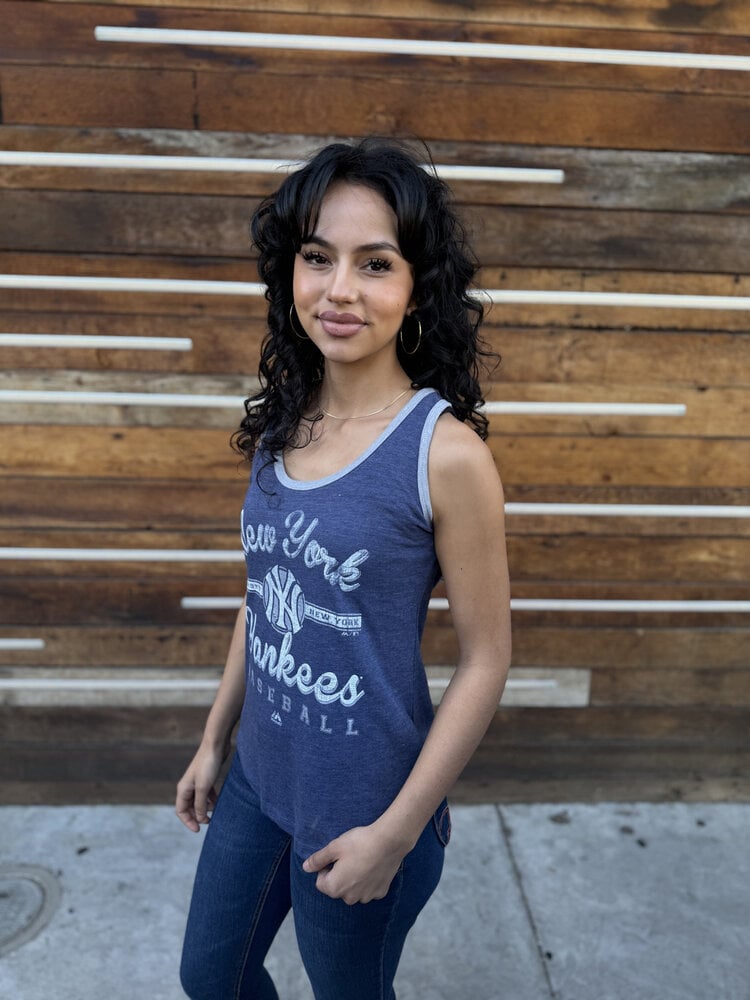 Majestic NY Yankees W Tri-Blend Tank
