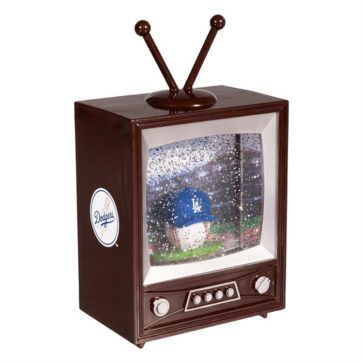 Evergreen LA Dodgers Vintage TV Water Lantern