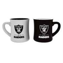 Evergreen 2-piece 10 oz Ceramic Cup Box Set - Raiders