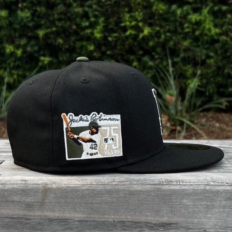 New Era LA Black Army Green OL Jackie Robinson