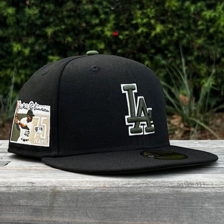 New Era LA Black Army Green OL Jackie Robinson