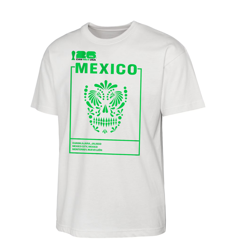 FIFA Mexico FIFA 2026 Men's Sugar Skull White Tee