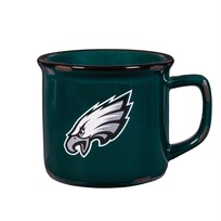 Evergreen Boxed Ceramic Camp Cup with Enamel Finish, 14oz - Philadelphia Eagles