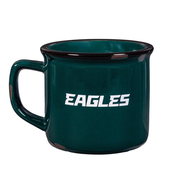 Evergreen Philadelphia Eagles Boxed Ceramic Camp Cup with Enamel Finish, 14oz