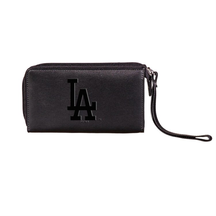 Evergreen LA Dodgers Wristlet Wallet Black
