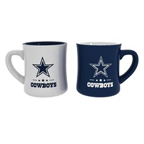 Evergreen 2-piece 10 oz Ceramic Cup Box Set - Dallas Cowboys