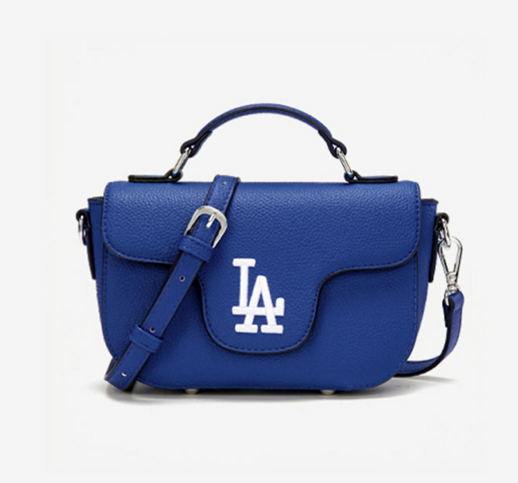 Flap Crossbody Bag with Top Handle - LA Dodgers Blue
