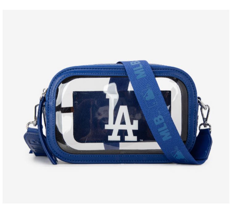 Clear Crossbody Bag - LA Dodgers Blue