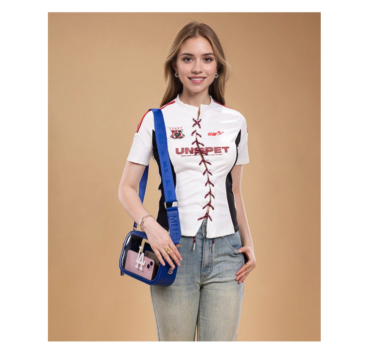 Clear Crossbody Bag - LA Dodgers Blue
