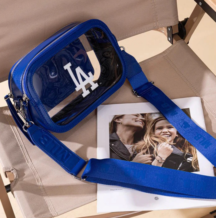 Clear Crossbody Bag - LA Dodgers Blue