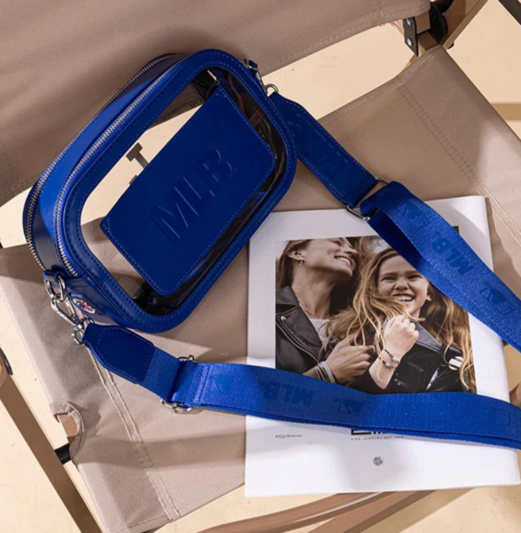 Clear Crossbody Bag - LA Dodgers Blue