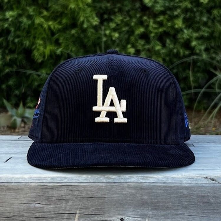 New Era LA Dodgers Navy Corduroy Ivory LA Shooting Ball