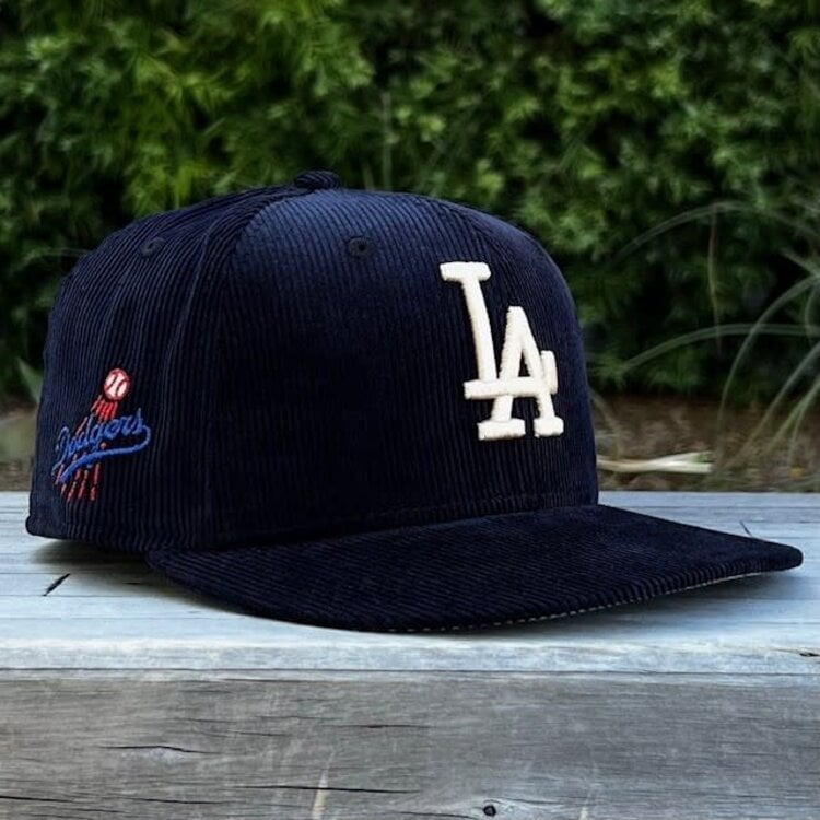 New Era LA Dodgers Navy Corduroy Ivory LA Shooting Ball