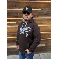 Antigua LA Brown Pullover Hoodie Wordmark