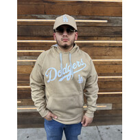 Antigua LA Khaki Pullover Hoodie Wordmark