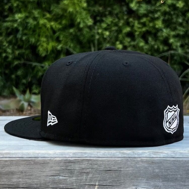 New Era Los Angeles Kings Script Black Black-White